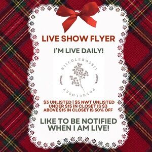 Live Show Flyer | Unlisted Show Inventory